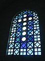 stain-glass window in scotish presbyterian church