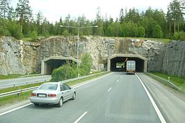 Tunnel in de E63 in Tampere