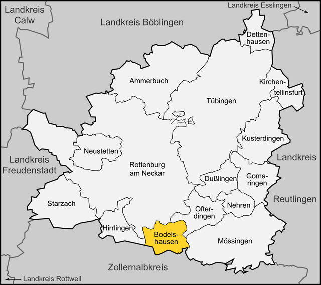 Bodelshausen i Landkreis Tübingen