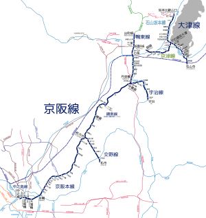 Keihan Electric Railway Linemap.svg