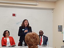 Kenzie Bok at September 18 2019 Boston City Council candidates' forum 01.jpg