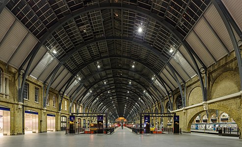Kings Cross Railway Station Platforms 5 to 8, London
