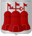 Het wapen van De Dijkstoel van de Rhenensche Nude en de Achterbergsche Hooilanden