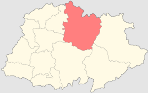 Кологривский уезд на карте