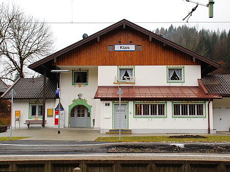 Krün Klais Bahnhof