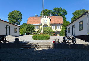 Lännersta gård, fasad mot söder, 2015