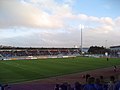 Laugardalsvöllur pendant un match de qualification pour l'Euro 2008.