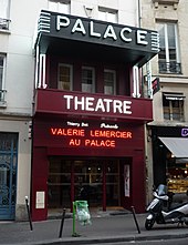 Le Palace theatre, where Partridge experienced a panic attack and left the stage mid-performance Le Palace.JPG