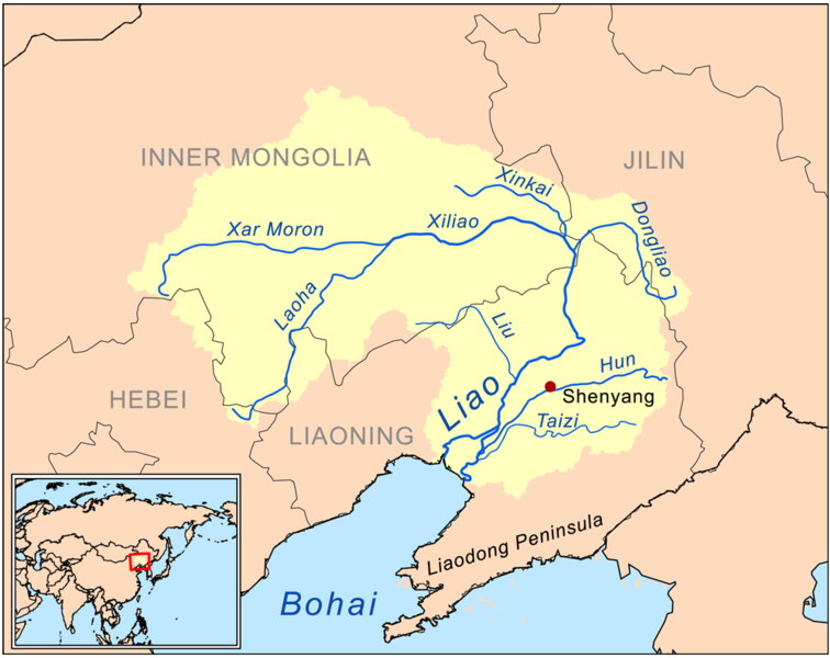 xi river map