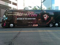 The tour bus Lil' Kim used during the tour. Lil Kim Return Of The Queen Tour Bus.jpg