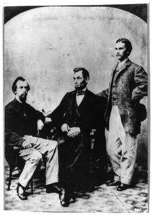 Lincoln and his secretaries.tiff