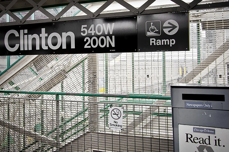 File:Lines at Clinton Street L Station (5703406218).jpg