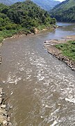 Llegada del río Porce al Embalse Porce III.jpg