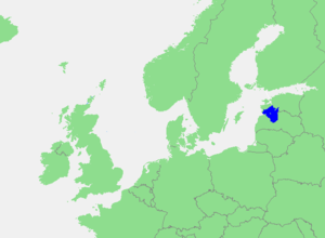 Mapa Rižského zálivu