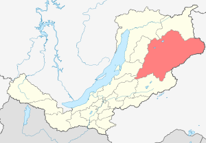Bauntovsky Evenk District on the map