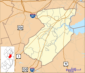 Location map of Middlesex County, New Jersey.svg