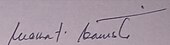 signature de Lualhati Bautista