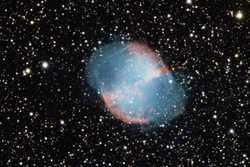 M27 planetary nebula in vulpecula, 0.4m F10