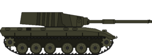 The British MBT-80 main battle tank was planned to field Chobham armour, before being cancelled in favour of the Challenger 1 MBT-80 ATR2 drawing.png