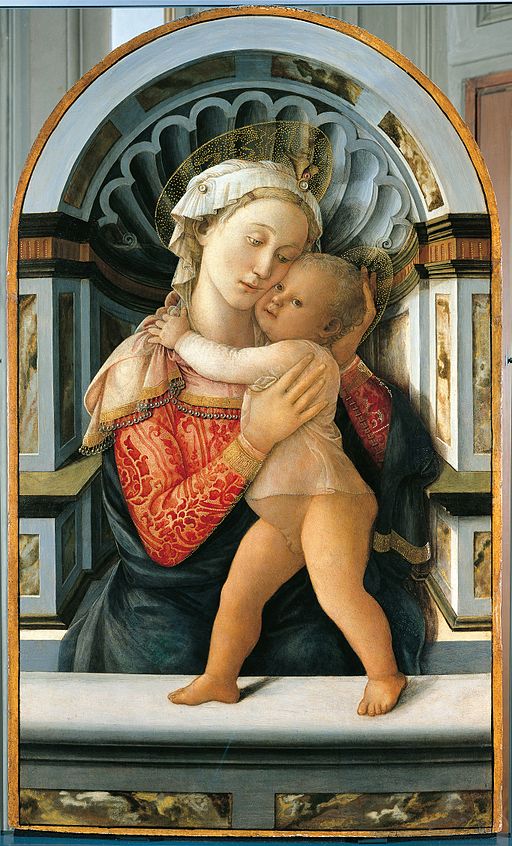 Madonna col bambino, palazzo medici riccardi, filippo lippi