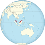 Letak Malaysia di Asia Tenggara