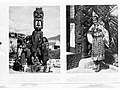 Maori people standing in front of a Totem Pole (Mr Robert W Moore) - National Geographic Society(GN03476).jpg