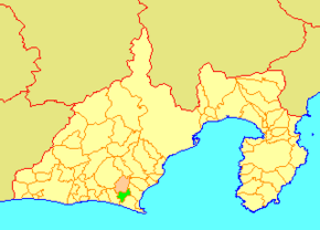 Poziția localității Kikugawa, Shizuoka