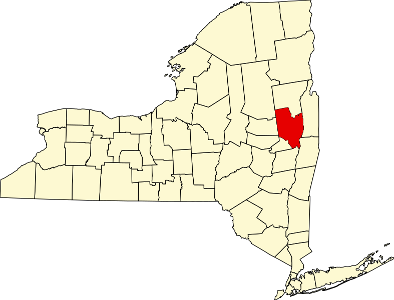 File:Map of New York highlighting Saratoga County.svg