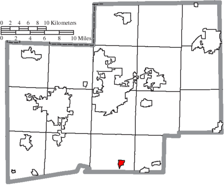 File:Map of Stark County Ohio Highlighting East Sparta Village.png