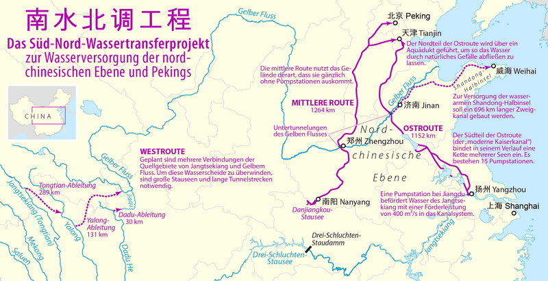 File:Map of the South–North Water Transfer Project in China (de).png