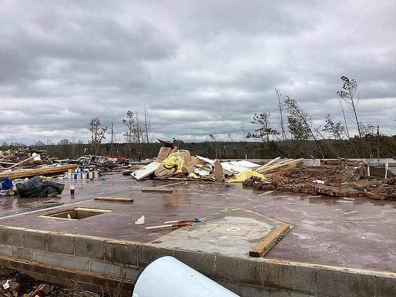 File:March 31, 2023, tornado damage near Adamsville, Tennessee.jpg