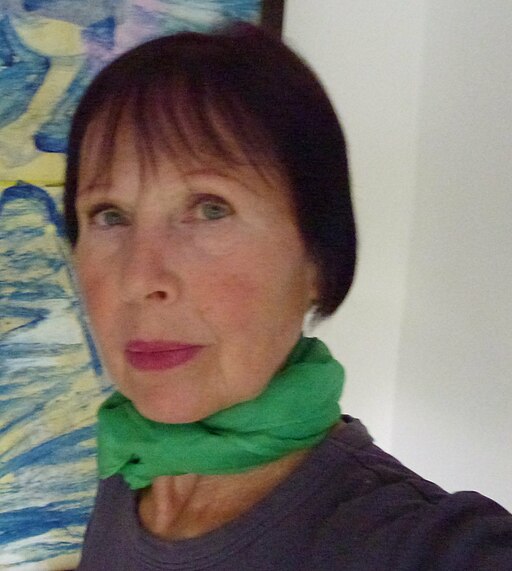 Margit Grüger, 2016, im Atelier