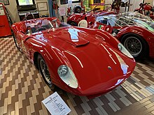 Maserati Tipo 61 Carrozzeria Drogo at the Umberto Panini museum Maserati Tipo 61 Carrozzeria Drogo front.jpg