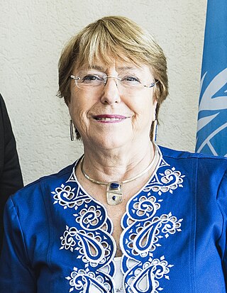 <span class="mw-page-title-main">Michelle Bachelet</span> President of Chile from 2006 to 2010 and 2014 to 2018