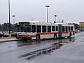 1997 New Flyer articulated bus at South Common Mall. All has since been retired.