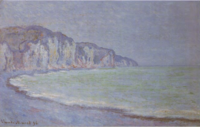 Cliff at Pourville Monet - Wildenstein 1996, 1421.png