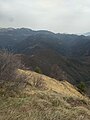 Il monte Pinel e il suo versante sud ripreso dal monte Pallotto