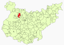 Location in Badajoz
