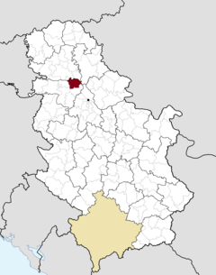 Kommuner i Serbien Inđija.png