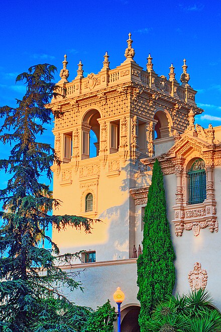 The architecture of Balboa Park