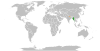 Location map for Myanmar and Nepal.