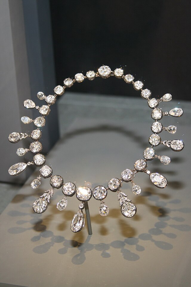 and diamond necklace