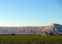 Mount Garfield (rechts) bei Grand Junction