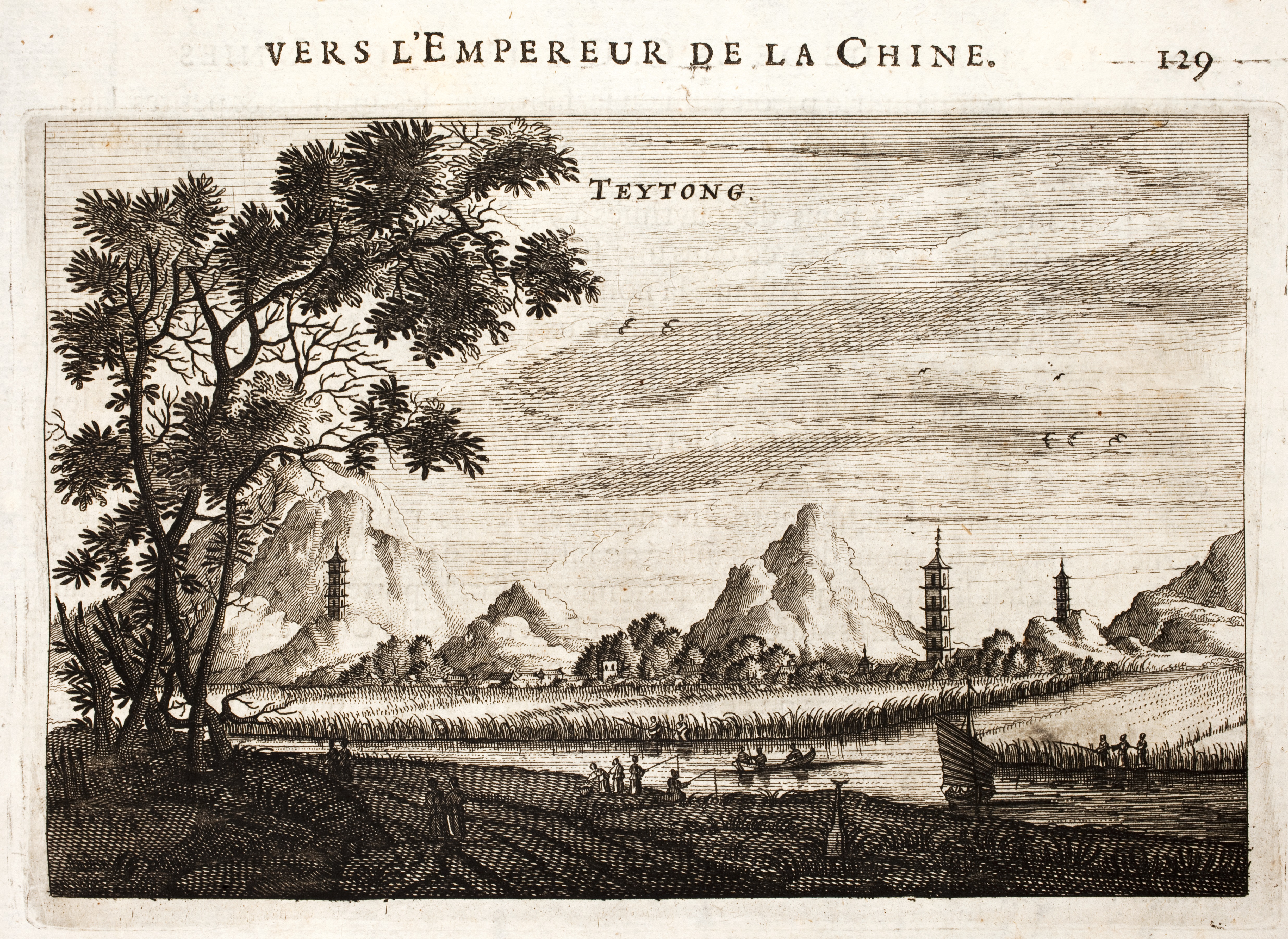 "Teytong" (Dangtu). Nieuhof: L'ambassade de la Compagnie Orientale des Provinces Unies vers l'Empereur de la Chine, 1665