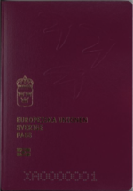 İsveç pasaportu için küçük resim