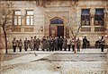 Officiers and soldiers of the Azerbaijani army in front of the Parliament of Azerbaijan (1).jpg