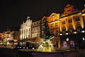 Fontaine de Mars la nuit