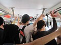 On crowded Muni bus