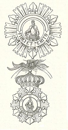 Orde van de Heilige Ferdinand en van de Verdienste Napels 1800 Grootkruis en ster.jpg