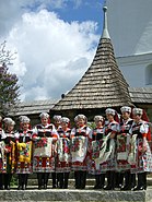 Kalotaszeg folk Costume in Transylvania, Romania